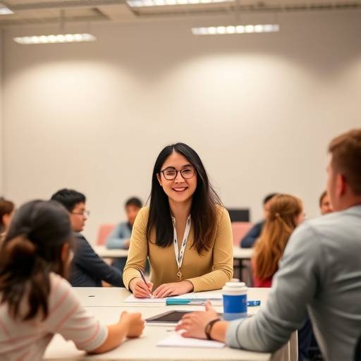 Amelia Chen, lead instructor, during Advanced React Techniques masterclass at Elevate Academy